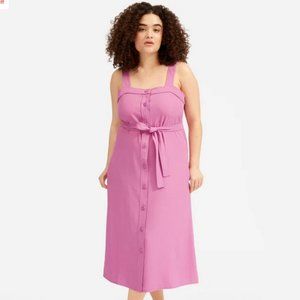 Everlane Japanese GoWeave Picnic Dress - Magenta